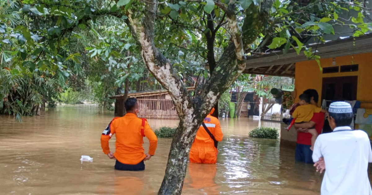Banjir Parungpanjang Bogor Rendam 406 Rumah, 1.377 Warga Terdampak