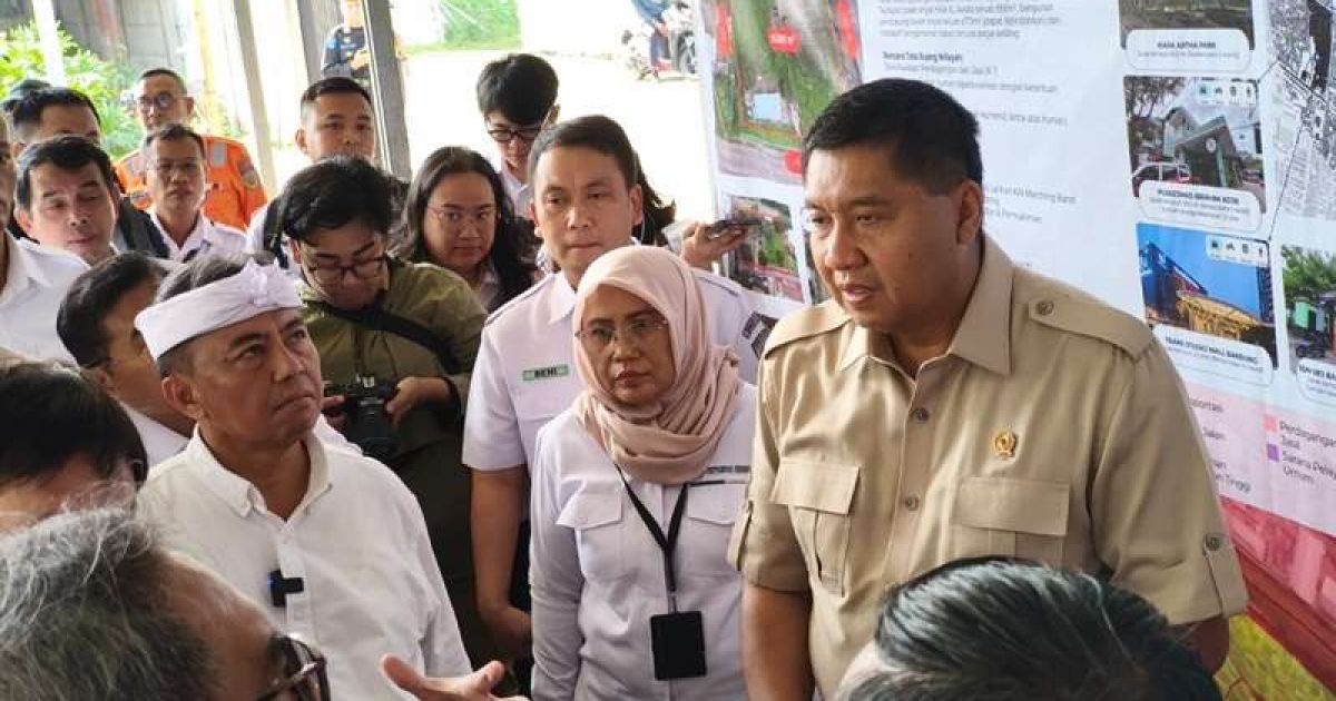 Sekda Jabar Dampingi Menteri PKP Tinjau Lahan KAI, Siap Dibangun Hunian TOD untuk MBR di Bandung