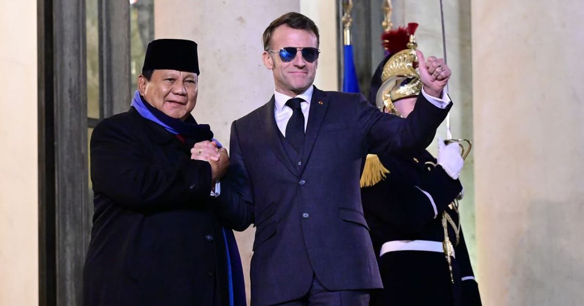 Bertemu Macron di Paris, Prabowo Tegaskan Peran Indonesia Jaga Stabilitas Dunia