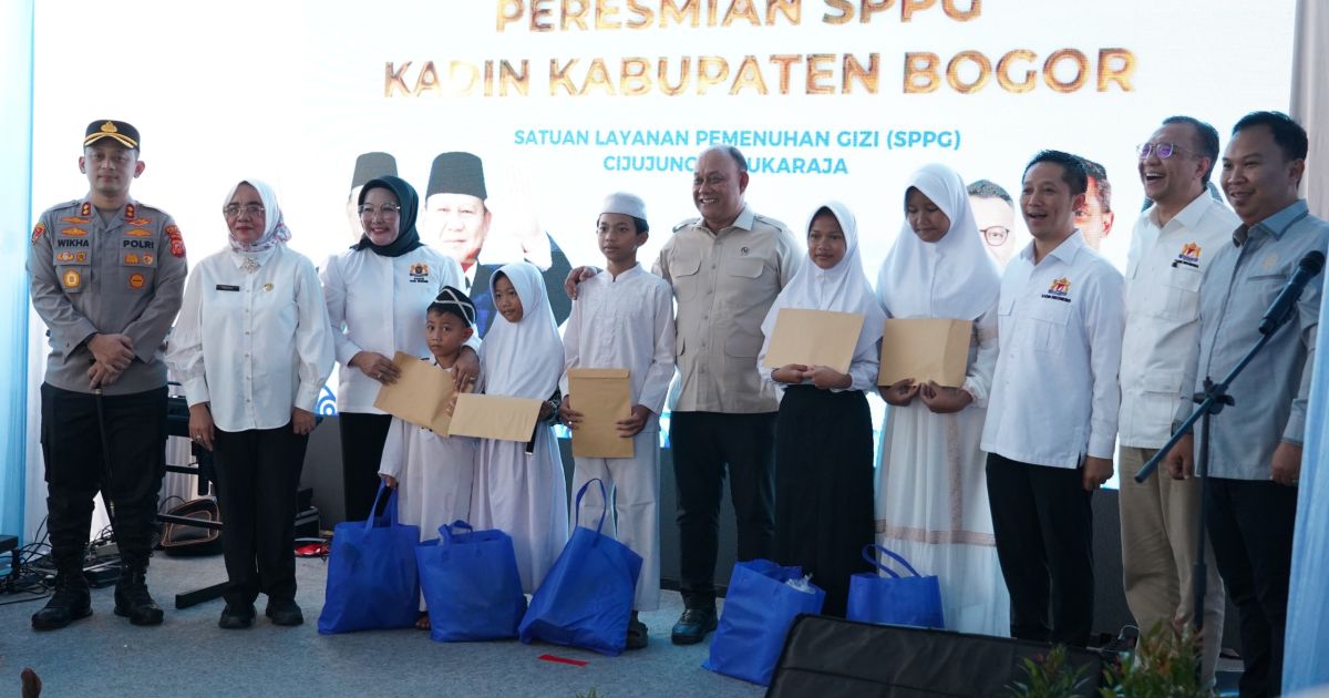 Pemkab Bogor Resmikan SPPG Cijujung dan Koperasi Kadin, Dorong Gizi dan Ekonomi Lokal