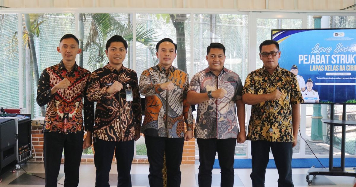 Lapas Cibinong Gelar Lepas Sambut Pejabat, Perkuat Regenerasi dan Kinerja Organisasi