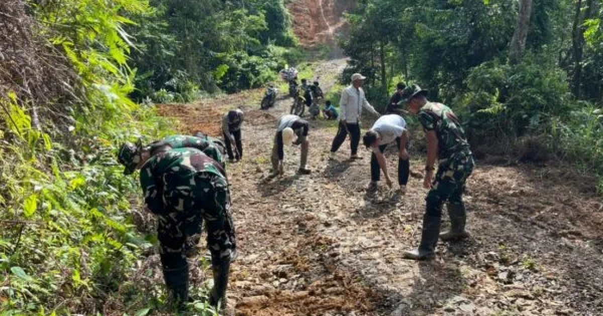 TMMD ke-128 Kodim 0621 Bogor Capai 4,9 Km, Akses Jalan Desa Banyuasih Segera Tuntas