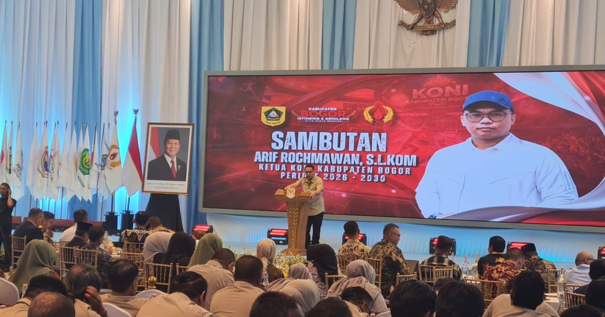 Aklamasi di Musorkablub, Arif Rochmawan Resmi Pimpin KONI Kabupaten Bogor 2026–2030