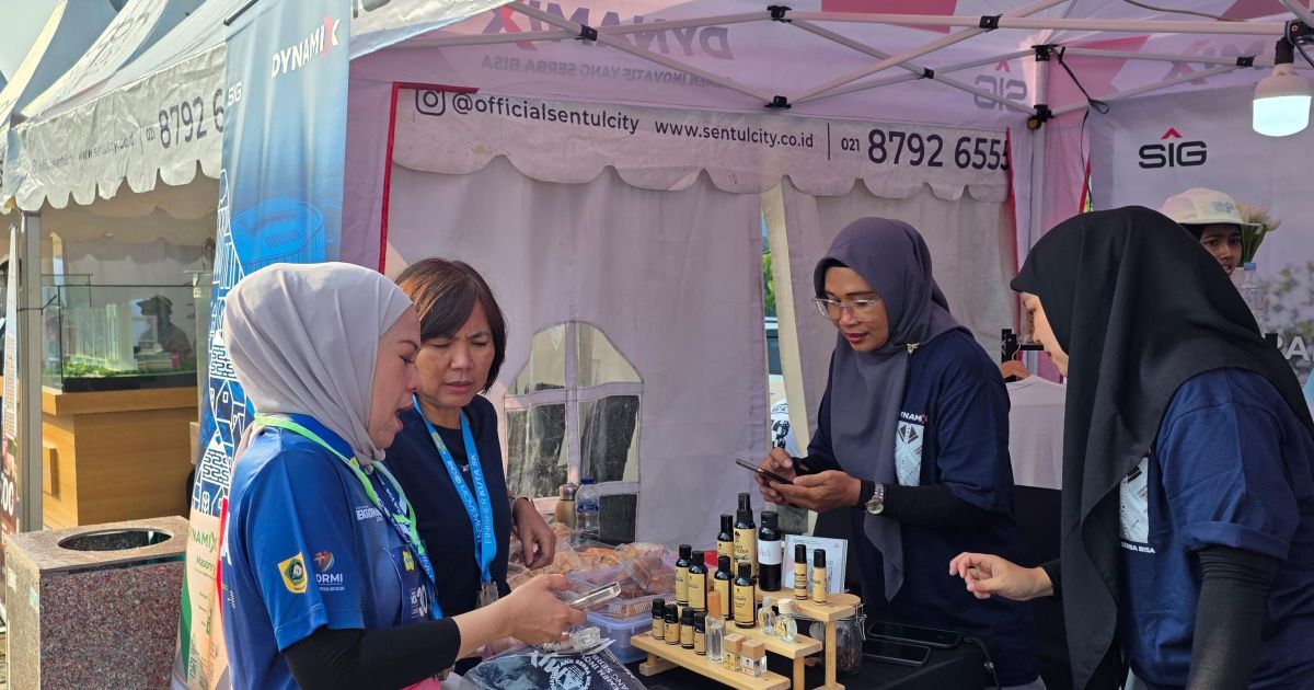 UMKM CSR binaan Solusi Bangun Indonesia, turut hadir untuk memeriahkan Bogorun 2026.
