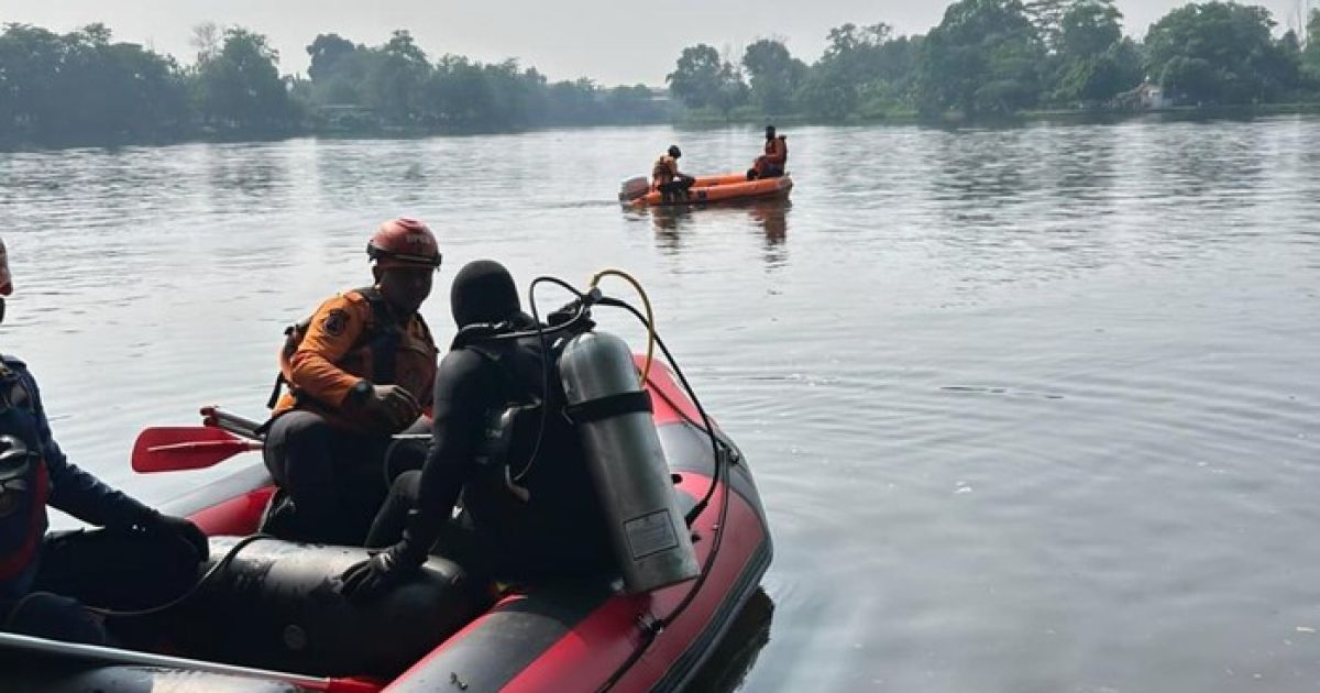 Pria Diduga Tenggelam di Setu Cikaret Cibinong, Tim SAR Gabungan Lakukan Pencarian