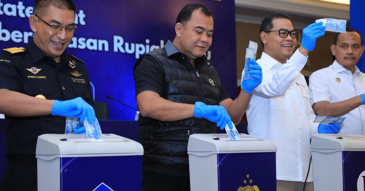 Bareskrim Polri bersama Bank Indonesia dan unsur Badan Koordinasi Pemberantasan Rupiah Palsu (Botasupal) melaksanakan konferensi pers dan seremonial pemusnahan uang rupiah palsu di Kantor Pusat Bank Indonesia, Jakarta, Rabu (13/5/2026). (Foto: Dok. Divhumas Polri)
