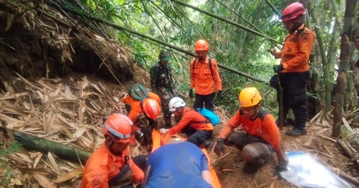 Dua Korban Longsor di Curug Cileat Subang Ditemukan Meninggal Dunia