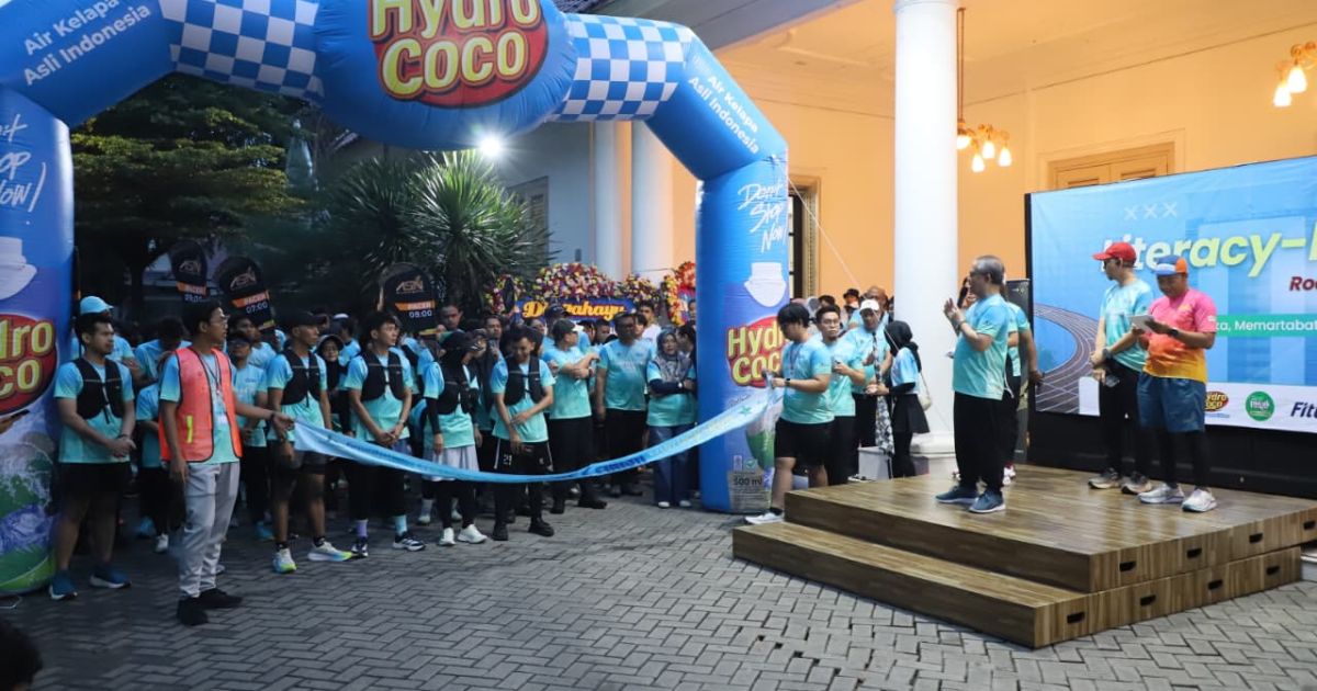 HUT ke-46 Perpusnas RI, Literacy Run 5K Semarakkan Gerakan Literasi Nasional