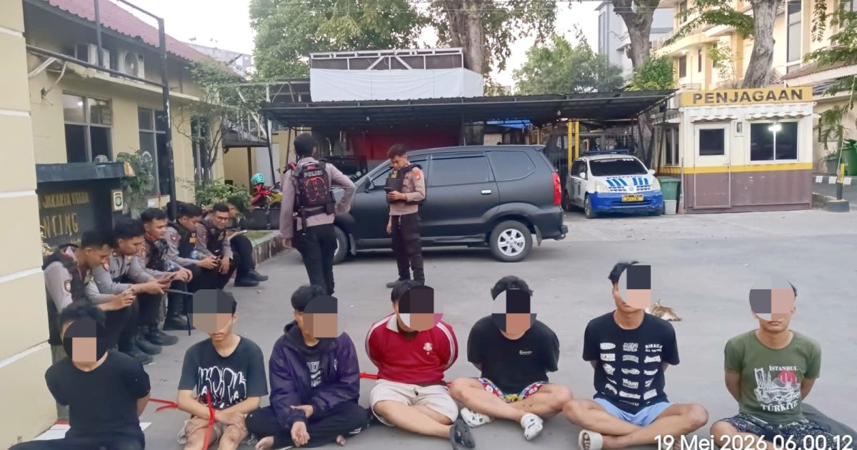 Polisi Gagalkan Dugaan Tawuran di Cilincing, Tujuh Remaja Diamankan