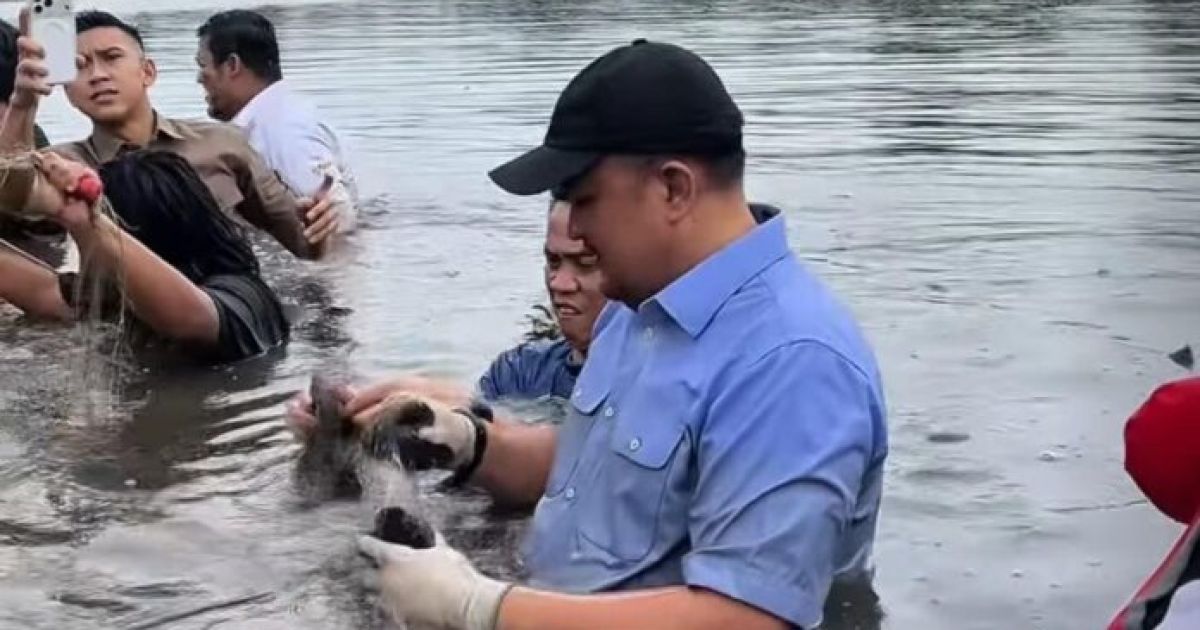 Bupati Bogor Rudy Susmanto Pimpin Aksi Bersih Situ Citatah, 200 Kilogram Ikan Sapu-Sapu Ditangkap