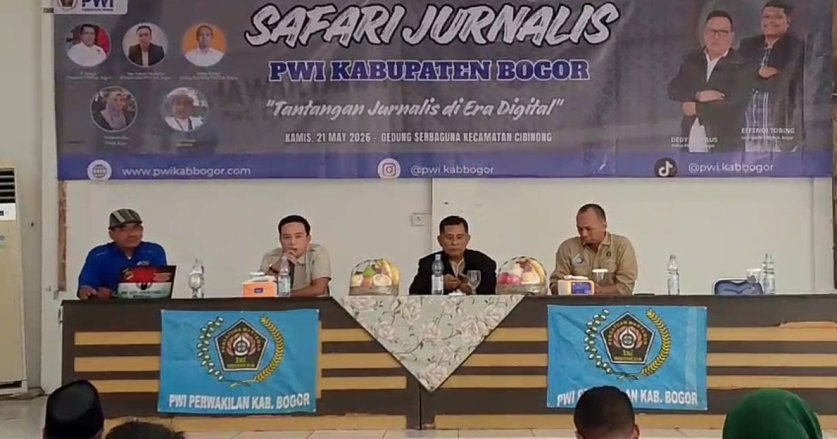 Safari Jurnalis PWI Bogor Dorong Profesionalisme Wartawan di Tengah Era Digital