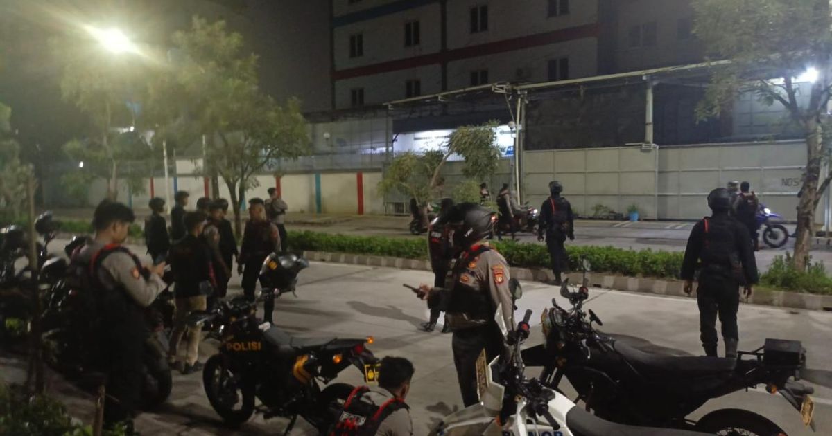 Polres Metro Jakarta Utara Gelar Patroli KRYD dan Razia Dini Hari, Tiga Motor Diamankan