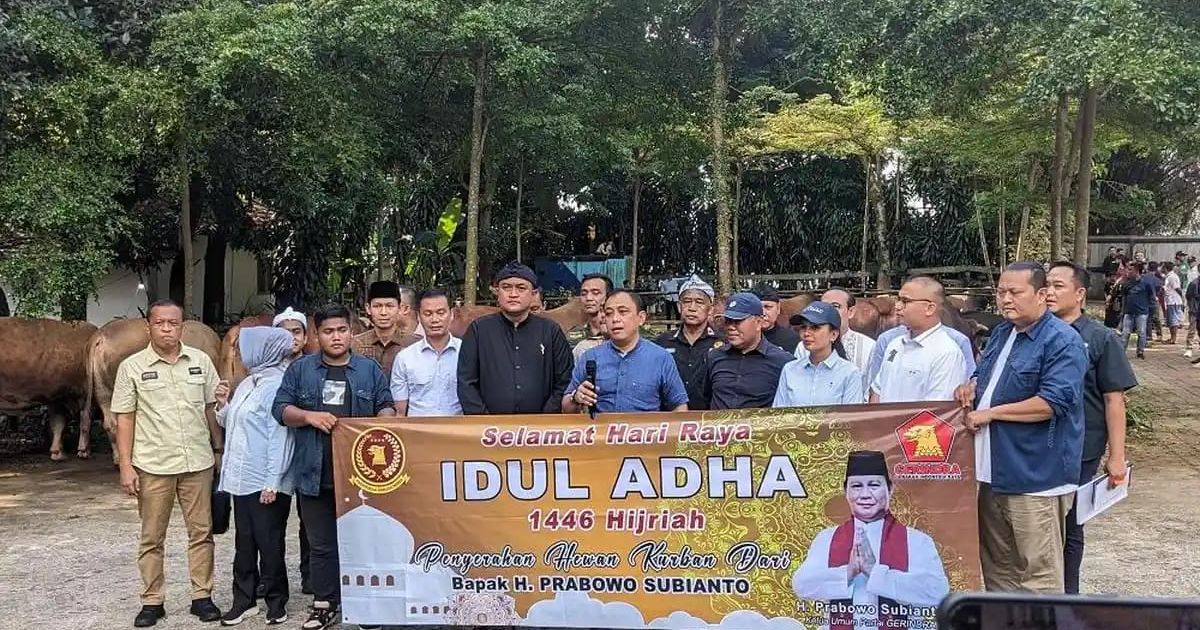 Prabowo Kirim Sapi Kurban 1,2 Ton untuk Warga Bogor, Rudy Susmanto Sampaikan Terima Kasih