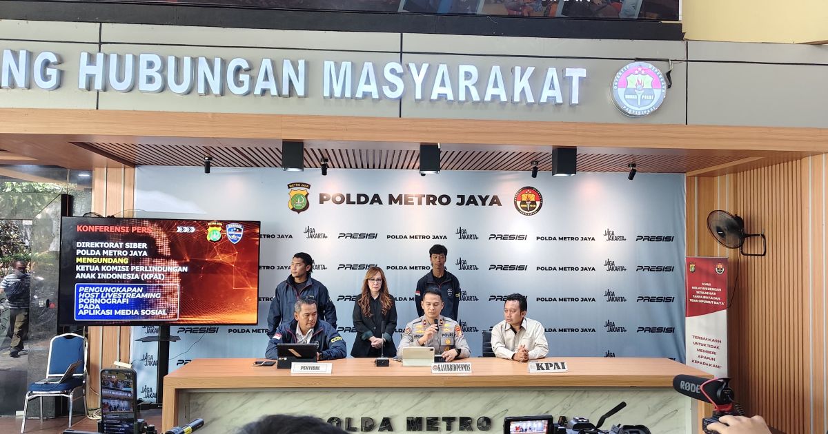 Polda Metro Jaya Bongkar Live Streaming Pornografi Demi Followers