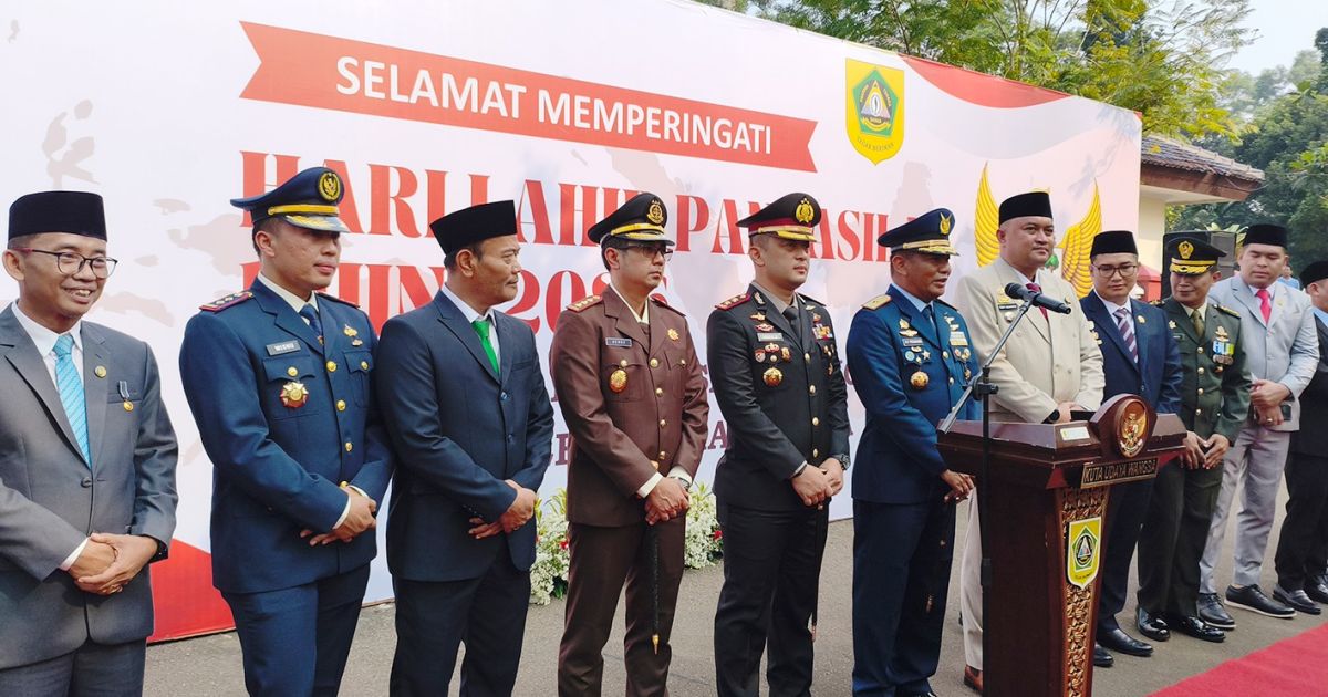 Lapas Cibinong Ikuti Upacara Hari Lahir Pancasila 2026 di TMP Pondok Rajeg