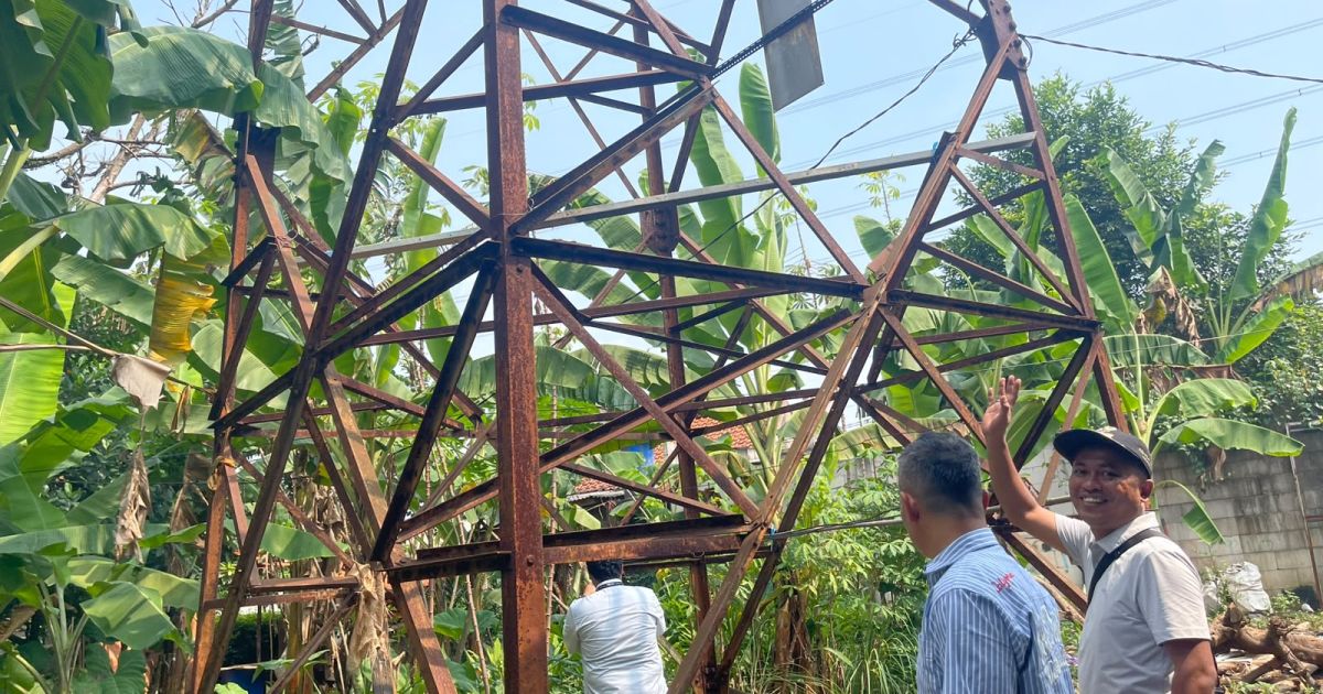 Warga Keluhkan Tower Listrik Tak Aktif dan Korosi di Cicadas, UPT dan ULTG Bogor Turun Tangan