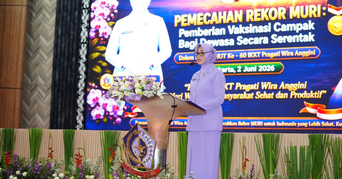 IKKT Pragati Wira Anggini Pecahkan Rekor MURI Lewat Vaksinasi Campak Dewasa Serentak 2.026 Peserta