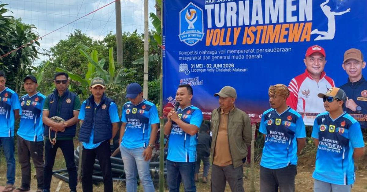 Semarak HJB ke-544, Karang Taruna Kabupaten Bogor Gelar Turnamen Voli Istimewa di Malasari