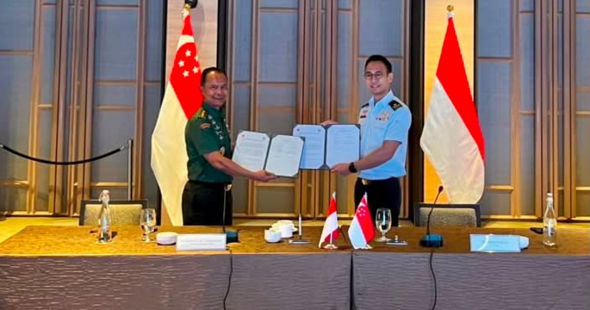 Kasum TNI Pimpin Delegasi Indonesia pada Sidang ke-22 TNI–Singapore Armed Forces Annual Staff Meeting 2026