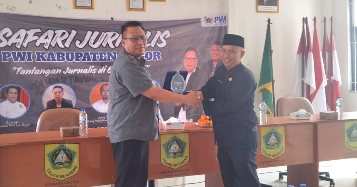 Safari Jurnalis Ke-3 PWI Bogor Digelar di Kecamatan Sukajaya