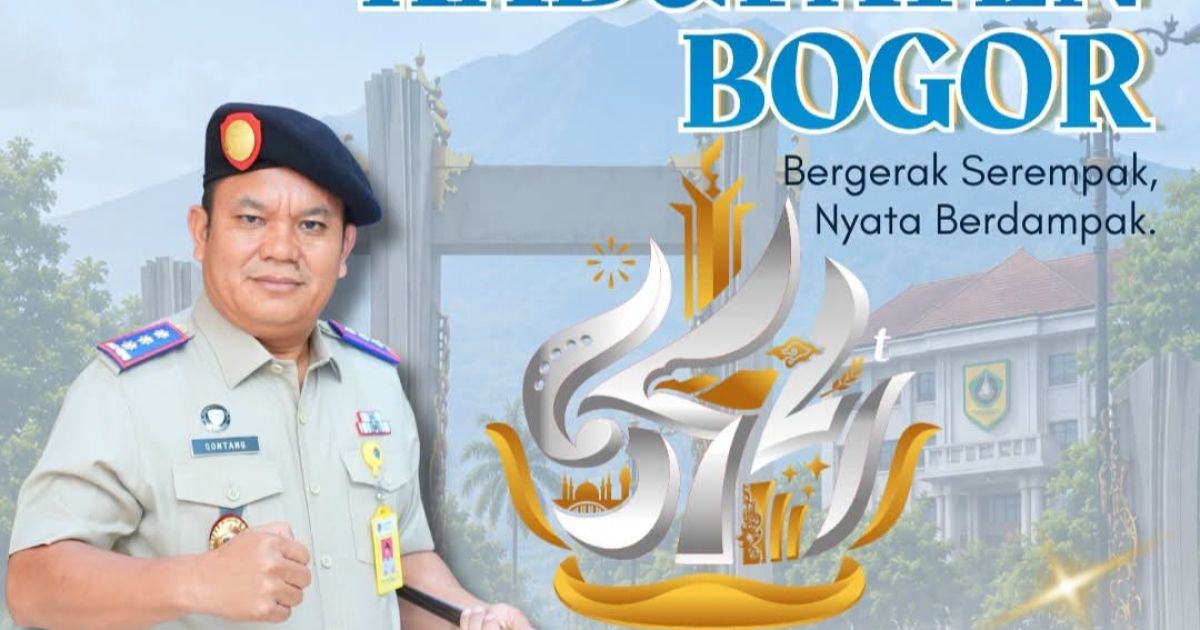 Kantor Pertanahan Kabupaten Bogor I Mengucapkan Selamat Hari Jadi Bogor ke-544.