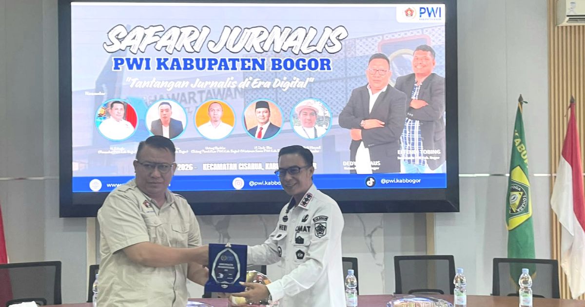 PWI Kabupaten Bogor Lanjutkan Safari Jurnalis 2026 di Kecamatan Cisarua