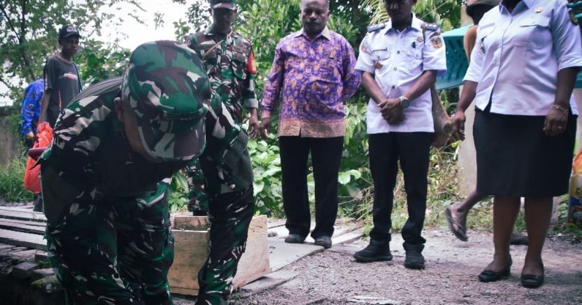 Ground Breaking Enam Jembatan Garuda di Mimika, TNI AD Perkuat Konektivitas dan Dorong Akses Masyarakat