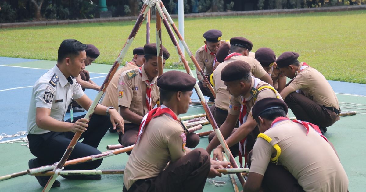 Warga Binaan Lapas Cibinong Ikuti Latihan Kepramukaan, Perkuat Disiplin dan Jiwa Kepemimpinan