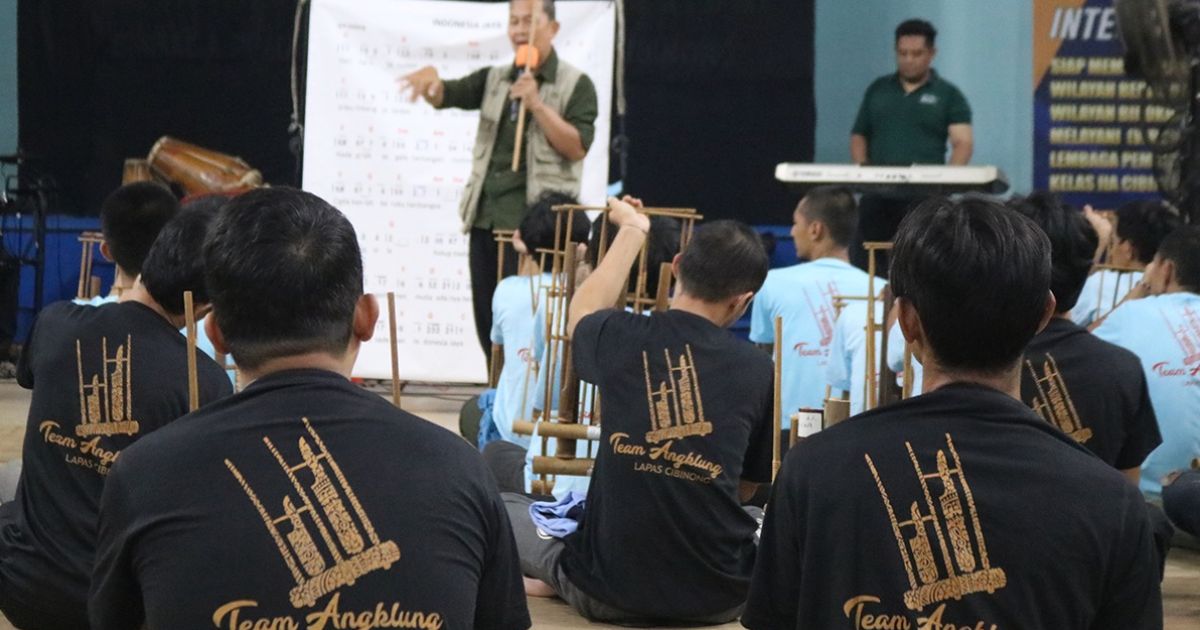 Lapas Cibinong Gelar Pelatihan Angklung untuk Warga Binaan, Dorong Pelestarian Budaya dan Pengembangan Keterampilan