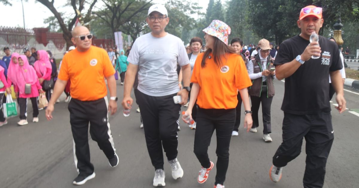 10 Ribu Warga Ramaikan Jalan Sehat HJB ke-544 di Pakansari, Semangat Hidup Sehat dan Kebersamaan Menguat