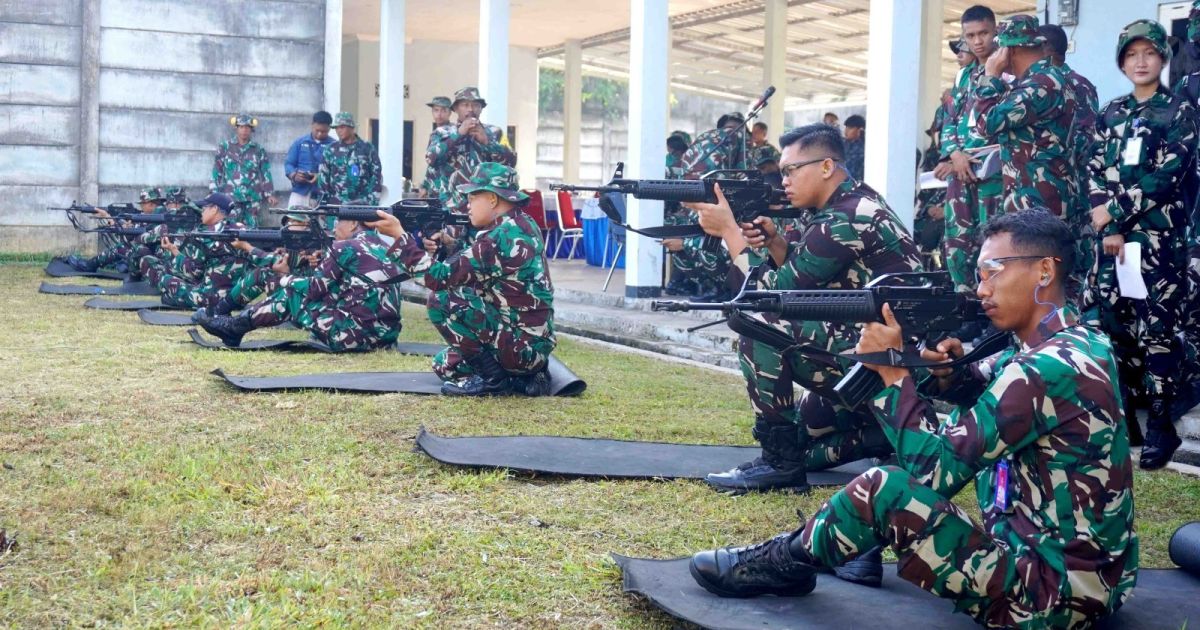 Asah Profesionalisme Prajurit, Lanud Sjamsudin Noor Gelar Latihan Menembak Berkala Triwulan II 2026