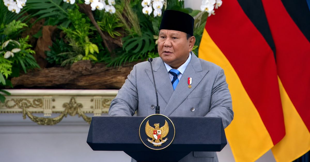 Presiden Prabowo Subainto dalam pernyataan bersama di Istana Negara, Jakarta, Senin (15/6/2026). Tangkapan Layar Youtube BPMI Setpres