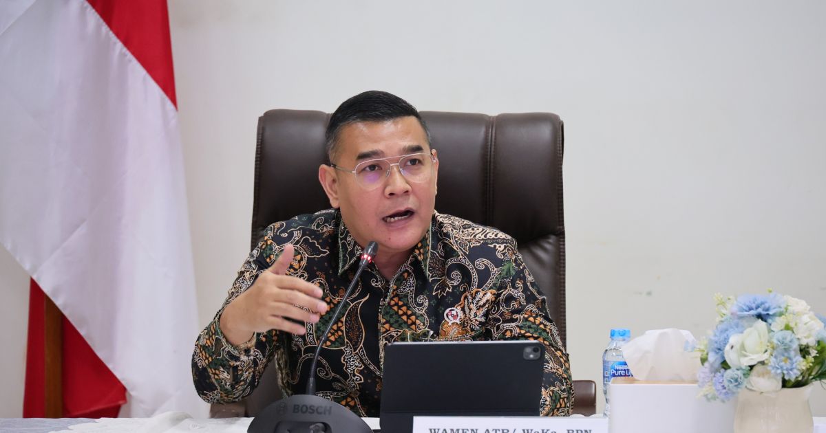 Wakil Menteri Agraria dan Tata Ruang/Badan Pertanahan Nasional (ATR/BPN), Ossy Dermawan