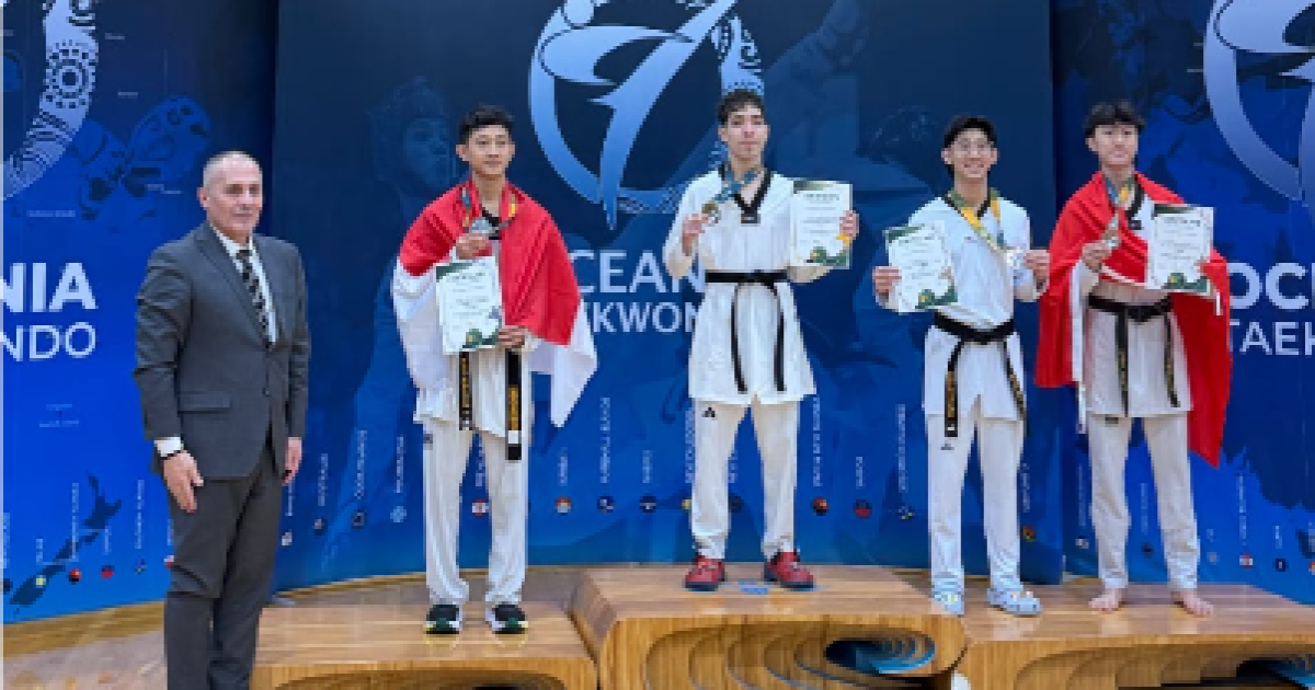 PBTI Apresiasi Prestasi Pelatnas Taekwondo Indonesia, Aziz Hidayat Raih Medali di Australia Open dan WT President’s Cup Oceania 2026