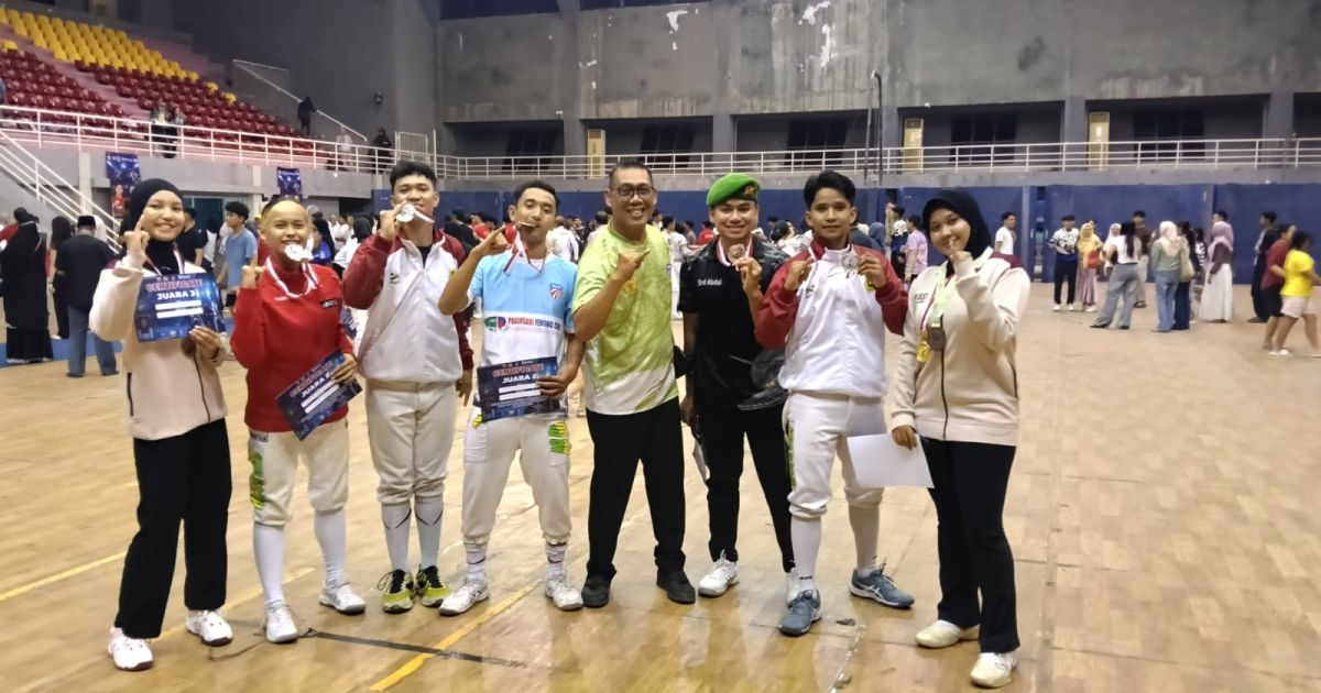 Atlet Anggar Kabupaten Bogor Borong Medali di Kejuaraan Nasional Wali Kota Palembang RDPS 2026