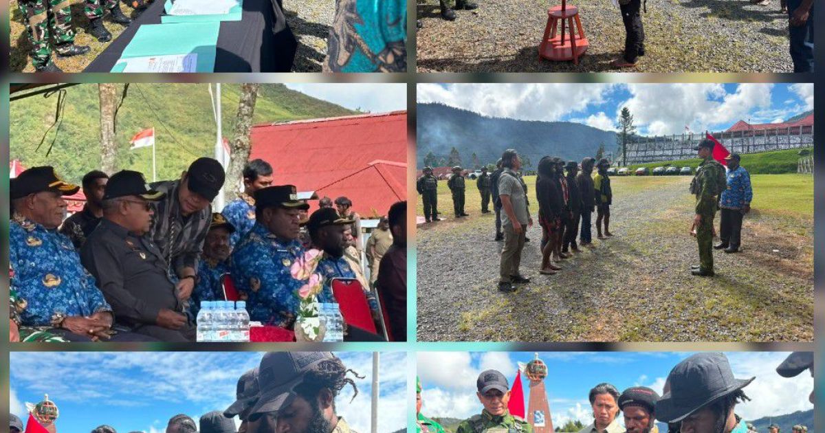 Mantan Anggota OPM Ucapkan Ikrar Setia kepada NKRI di Puncak Jaya