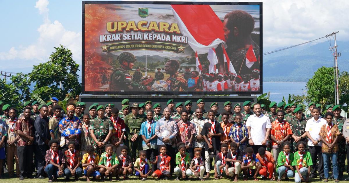 Anggota TPNPB-OPM Kodap IV Sorong Raya Ikrar Setia kepada NKRI di Manokwari