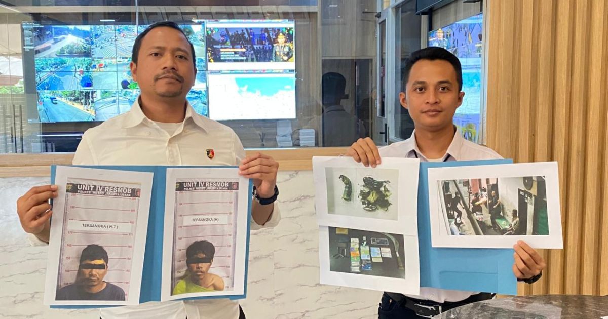 Polres Metro Jakarta Utara Tangkap Dua Pelaku Bom Molotov di Koja, Satu Masih Buron