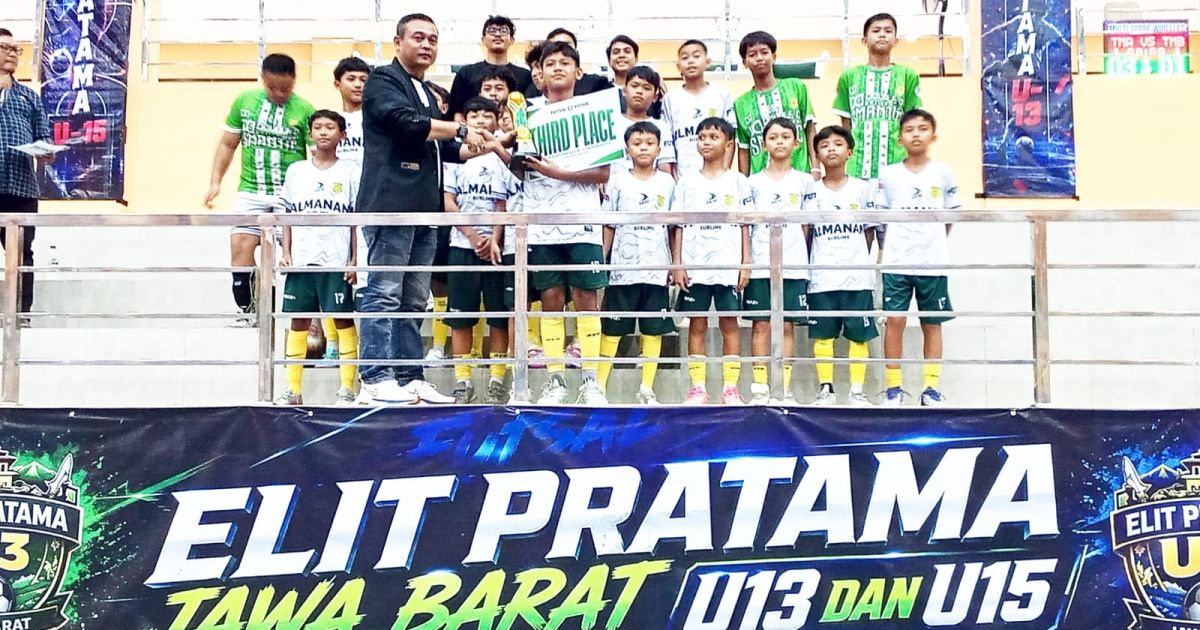 TF2W Excellent Sport Club Juara Elit Pratama Jabar U-15 Usai Kalahkan SMANTIC FC