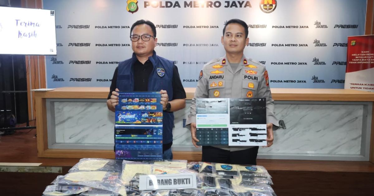 Judi Online 1XBET Dibongkar, Polisi Blokir 75 Rekening dan Tangkap Empat Pelaku