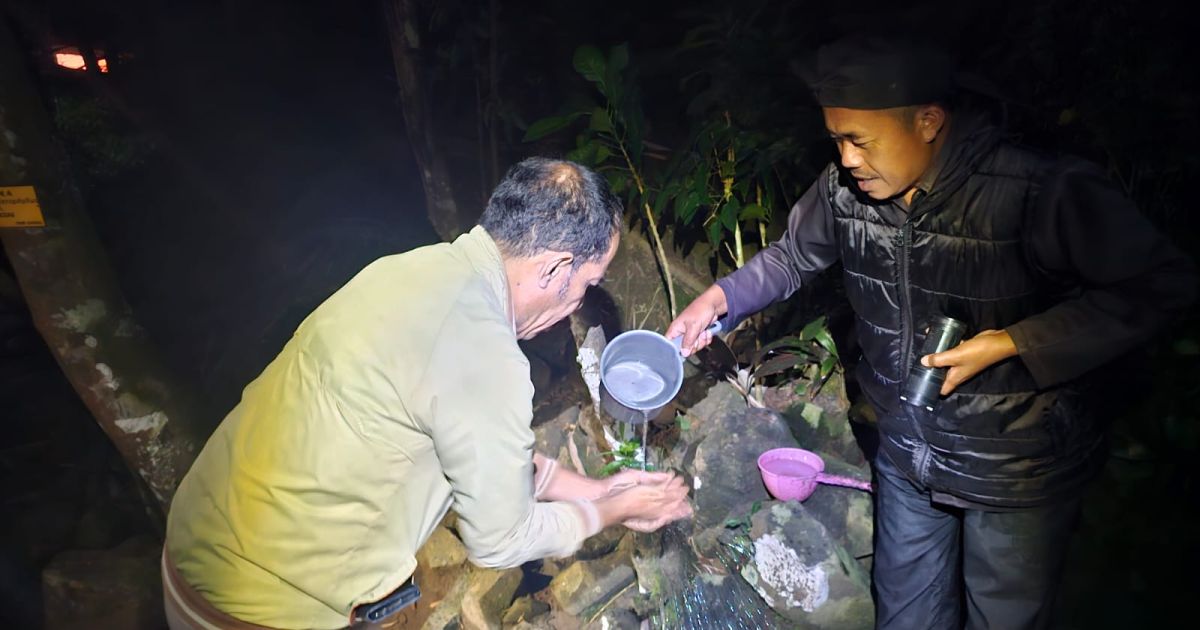 Tradisi Sumber Mata Air Gunung Padang Jadi Pengalaman Berkesan bagi PWI Jaya