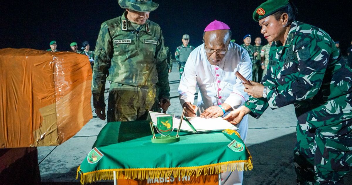 Koops TNI Habema Kawal Pemulangan Jenazah Pilot PT AMA