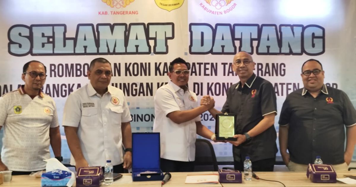 KONI Kabupaten Bogor Terima Kunjungan KONI Kabupaten Tangerang, Bahas Pembinaan Atlet hingga Sparing Partner Jelang Porprov 2026