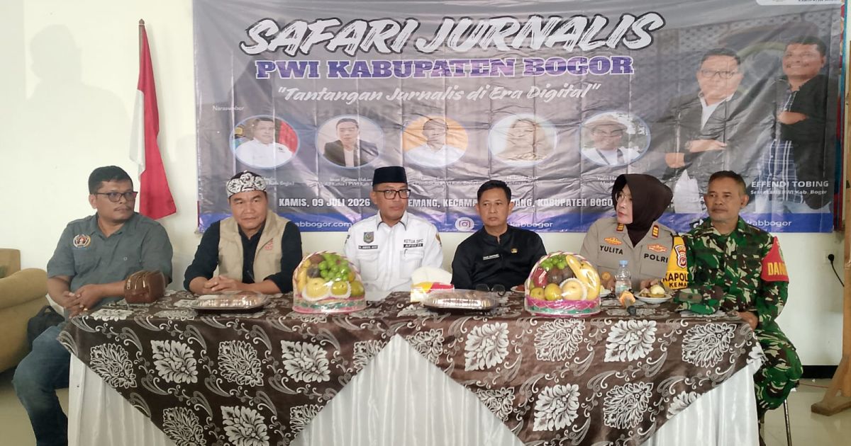 PWI Kabupaten Bogor Bahas Tantangan Jurnalis Era Digital Bersama APDESI dan Kepala Desa