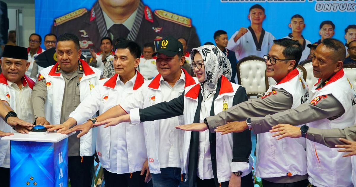 Kejuaraan Nasional Taekwondo Kapolri Cup 7 Tahun 2026 Resmi Dibuka, Diikuti 2.058 Atlet dari Seluruh Indonesia