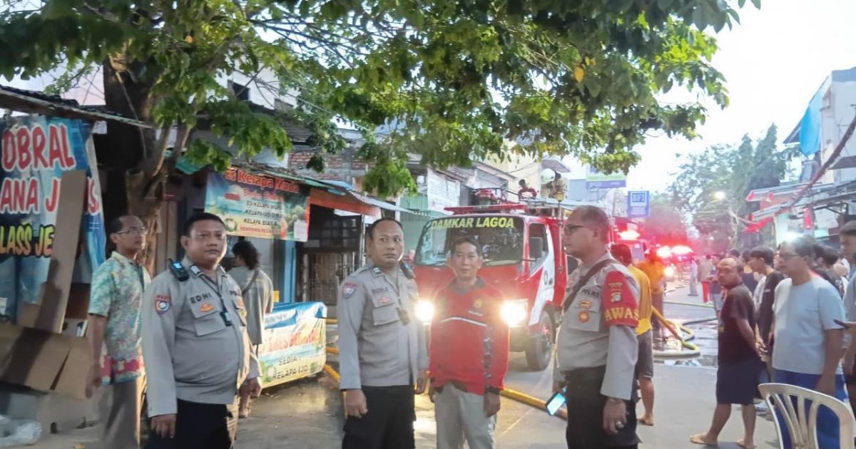 Kebakaran Pagi Hari di Koja Berhasil Dipadamkan, Polisi Dalami Penyebabnya
