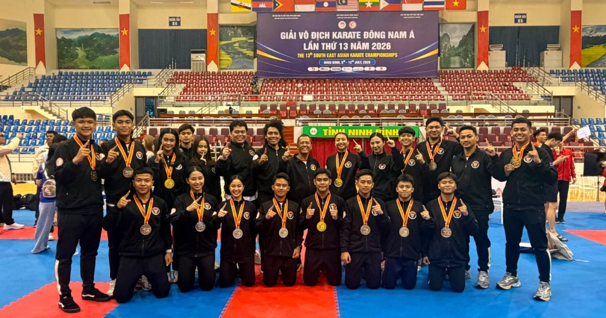 INKAI Sumbang 7 Emas, Indonesia Runner-up Kejuaraan Karate Vietnam 2026