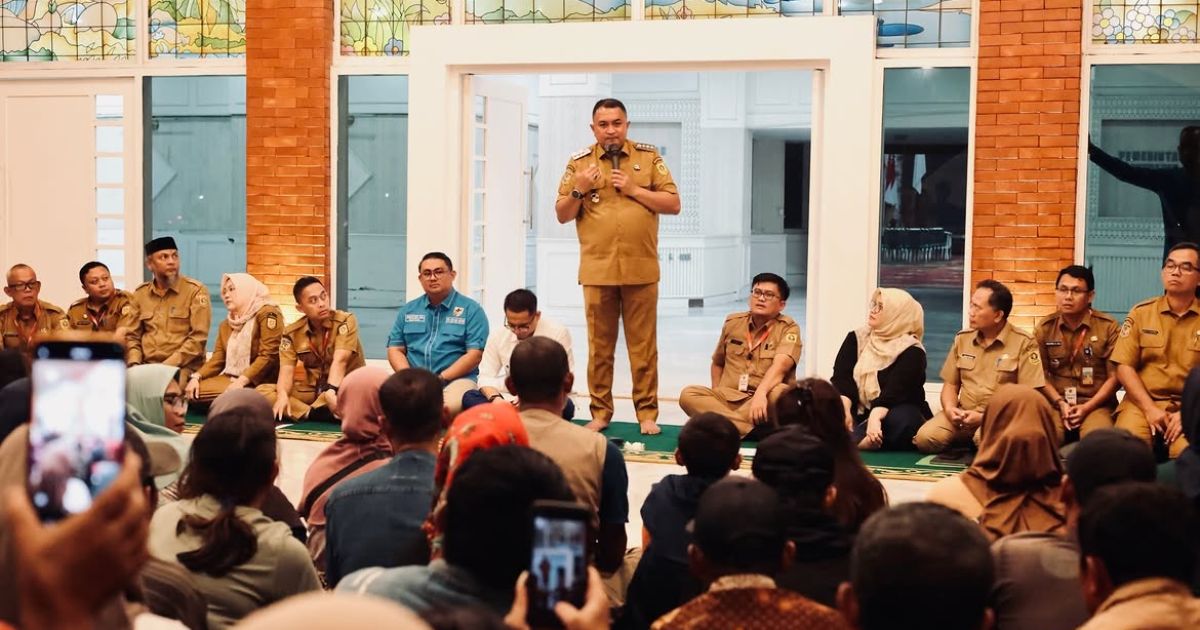 Rudy Susmanto Dorong PKL Alun-alun Tegar Beriman Tampilkan Budaya Sunda Saat Berjualan