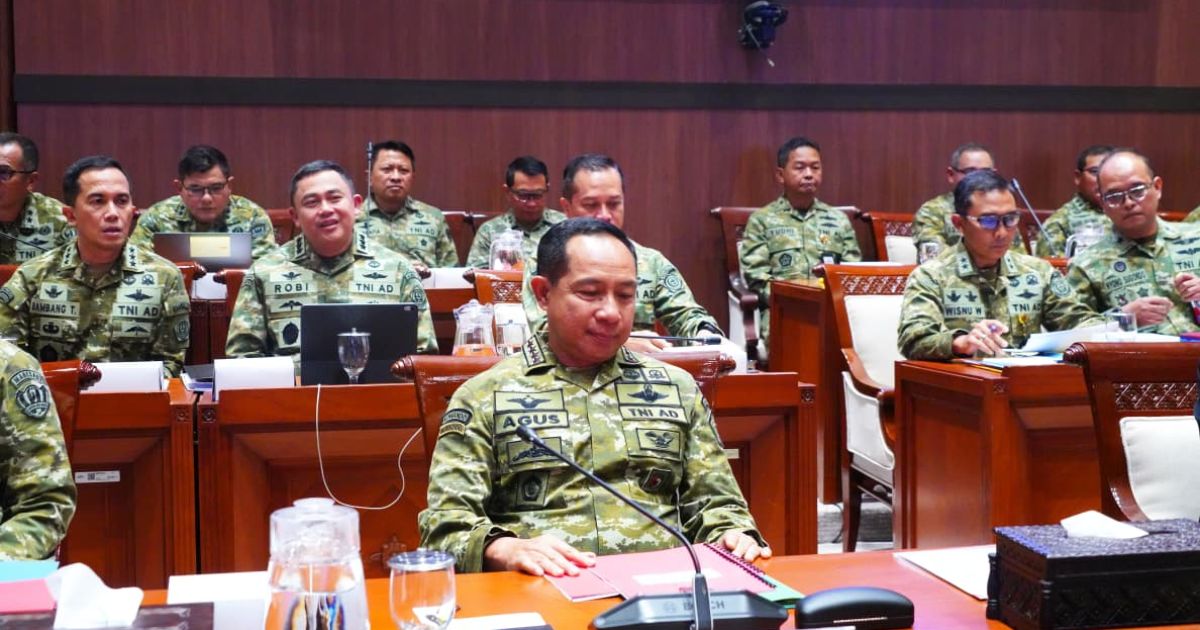 Panglima TNI Hadiri Raker Komisi I DPR Bahas LKPP Kemhan/TNI Tahun Anggaran 2025