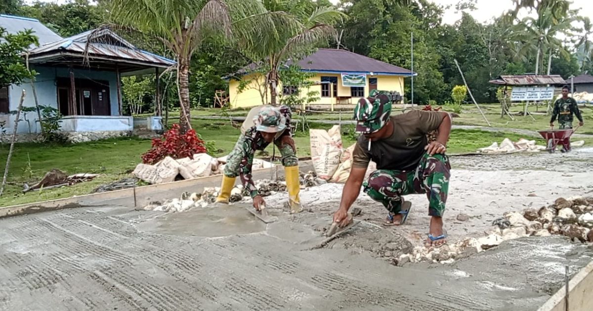 TMMD Ke-129 Pembuatan Jalan Kampung Sesor, Tingkatkan Akses dan Kesejahteraan Masyarakat.